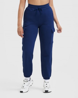 Oner Active All Day Lette Cargo Joggingbukser Blå | 379-EYSUZN