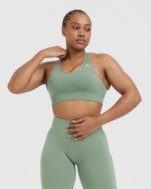 Oner Active Classic Seamless 2.0 Bralette Sports Bras Olivengrøn | 965-MWRLNT