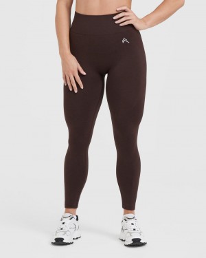 Oner Active Classic Seamless 2.0 Leggings Brune | 713-UWHVEZ