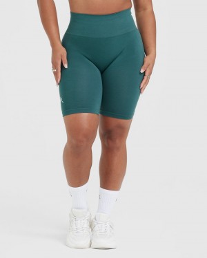 Oner Active Effortless Seamless Cycling Shorts Blå Turkis | 263-XIEGLD