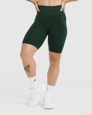 Oner Active Effortless Seamless Cycling Shorts Grøn | 069-QZLNPT