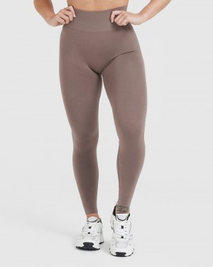 Oner Active Effortless Seamless Leggings Brune | 691-JWVAPG