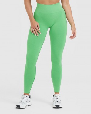 Oner Active Effortless Seamless Leggings Grøn | 590-XIFVCS