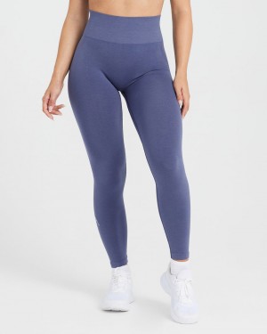 Oner Active Effortless Seamless Leggings Blå | 948-AFUVGK