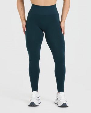 Oner Active Effortless Seamless Leggings Blå | 832-NEZXIR