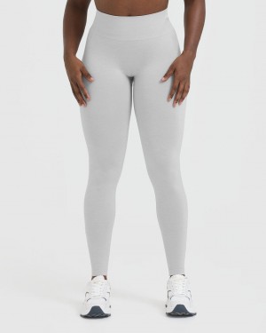 Oner Active Effortless Seamless Leggings Lysegrå | 496-GVTEKM