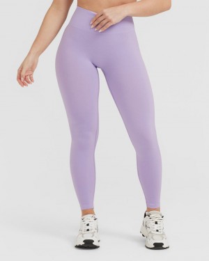 Oner Active Effortless Seamless Leggings Lilla | 147-FUNSLK