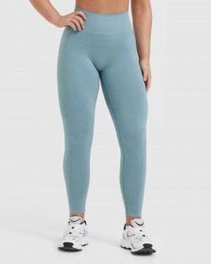 Oner Active Effortless Seamless Leggings Grå Blå | 783-EVNTBI