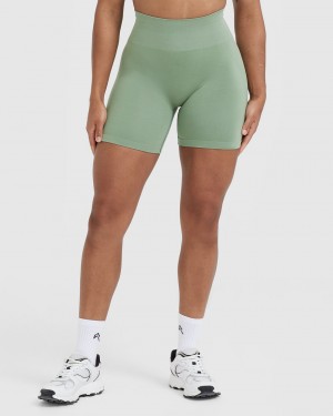 Oner Active Effortless Seamless Shorts Olivengrøn | 724-CMHDNS