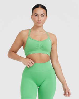 Oner Active Effortless Strappy Bralette Sports Bras Grøn | 901-FHBXEJ