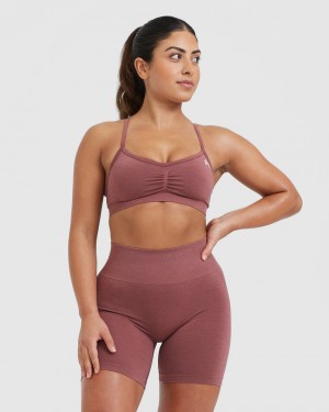 Oner Active Effortless Strappy Bralette Sports Bras Lyserød | 379-SLGIRN