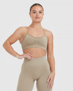 Oner Active Effortless Strappy Bralette Sports Bras Grå | 349-JOFWAP