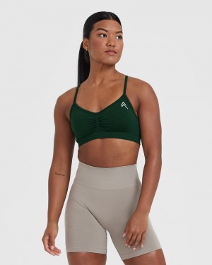 Oner Active Effortless Strappy Bralette Sports Bras Grøn | 896-EOJNLR