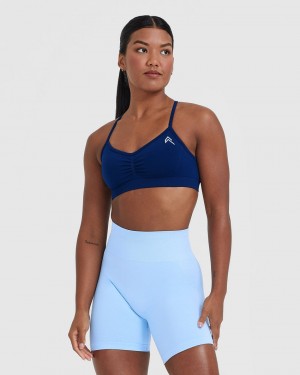 Oner Active Effortless Strappy Bralette Sports Bras Blå | 652-LGBMHY