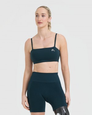 Oner Active Everyday Bandeau Bralette Sports Bras Blå | 925-YTXOWQ