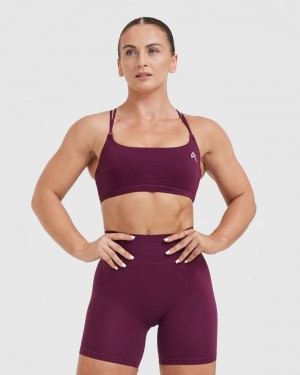 Oner Active Everyday Cross Over Bralette Sports Bras Lyserød | 385-XPLIFU