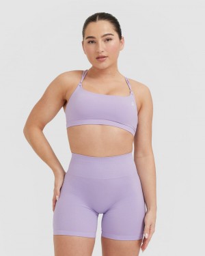 Oner Active Everyday Cross Over Bralette Sports Bras Lilla | 741-MRFZLX