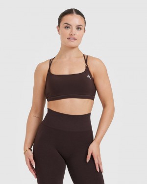 Oner Active Everyday Cross Over Bralette Sports Bras Mørkegrå | 975-JFOWXE