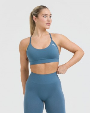 Oner Active Everyday Sports Bras Blå | 892-TLISYA