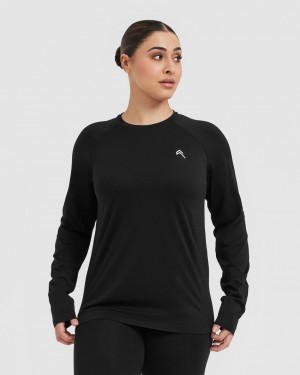 Oner Active Go To Seamless Loose Long Sleeve T Shirts Sort | 052-BGKSXH