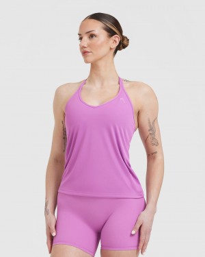 Oner Active Go To Strappy Loose T Shirts Lilla | 810-ADVRUH