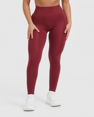 Oner Active Timeless High Waisted Leggings Lyserød | 613-RVCNUX