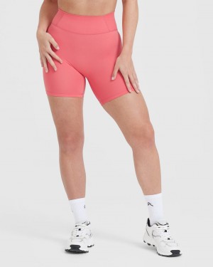 Oner Active Timeless High Waisted Shorts Lyserød | 348-OEJUNZ