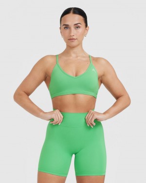 Oner Active Timeless Strappy Bralette Sports Bras Grøn | 162-SBVOHY