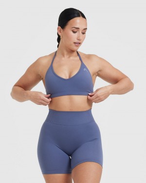 Oner Active Timeless Strappy Bralette Sports Bras Blå | 491-VZQYXE