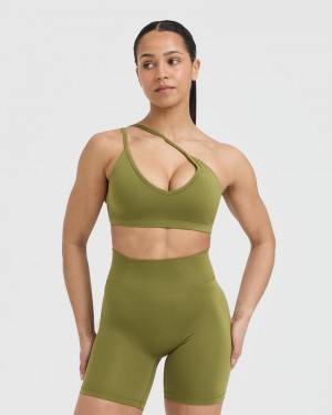 Oner Active Timeless Strappy Bralette Sports Bras Olivengrøn Grøn | 038-BNLSCR