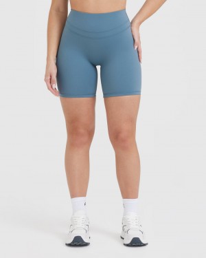 Oner Active Unified High Waisted Shorts Blå | 659-AGLYMS