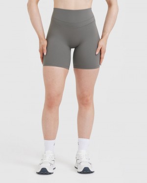 Oner Active Unified High Waisted Shorts Grå | 392-CQMFKV