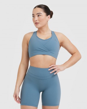 Oner Active Unified Layered Sports Bras Blå | 456-QELSHM