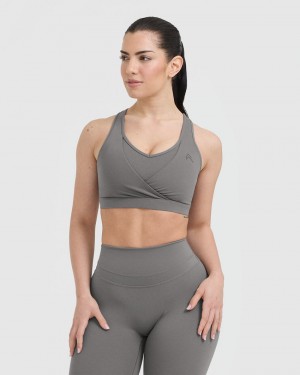 Oner Active Unified Layered Sports Bras Grå | 017-IZBNPX