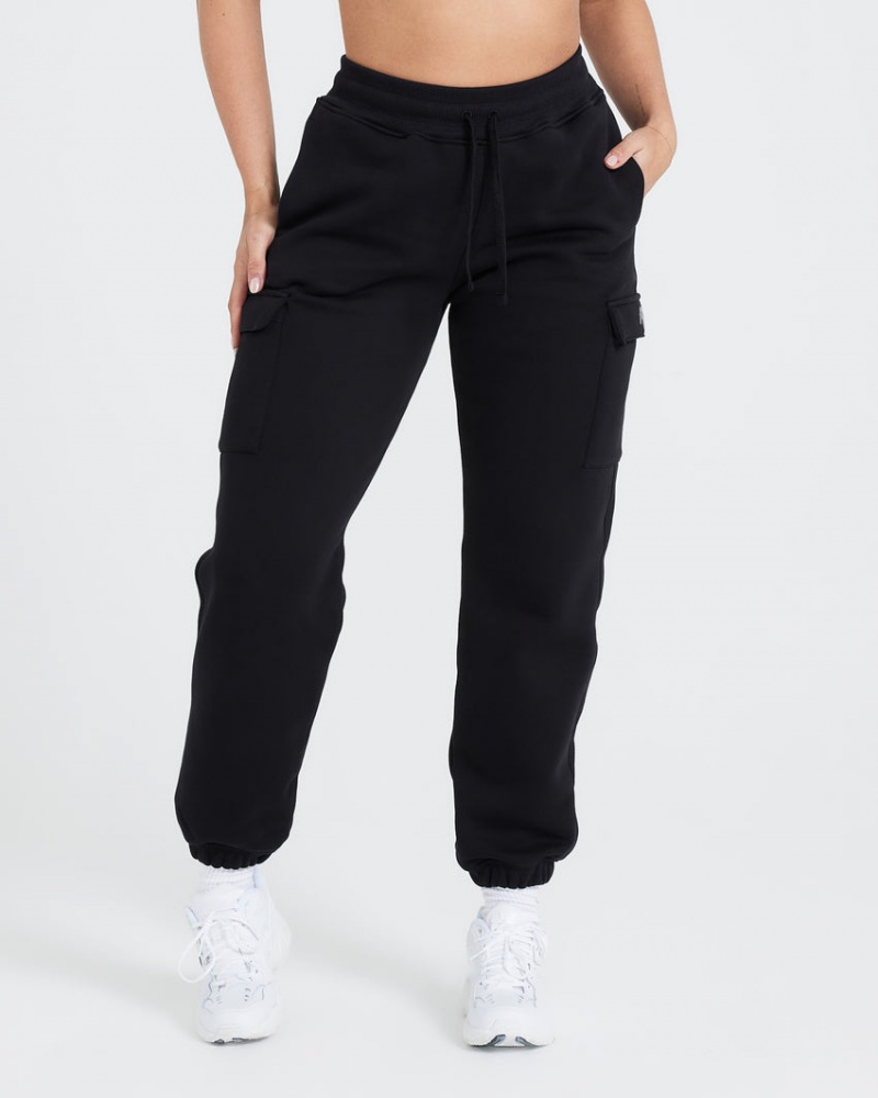 Oner Active All Day Cargo Joggingbukser Sort | 485-VKRHPO