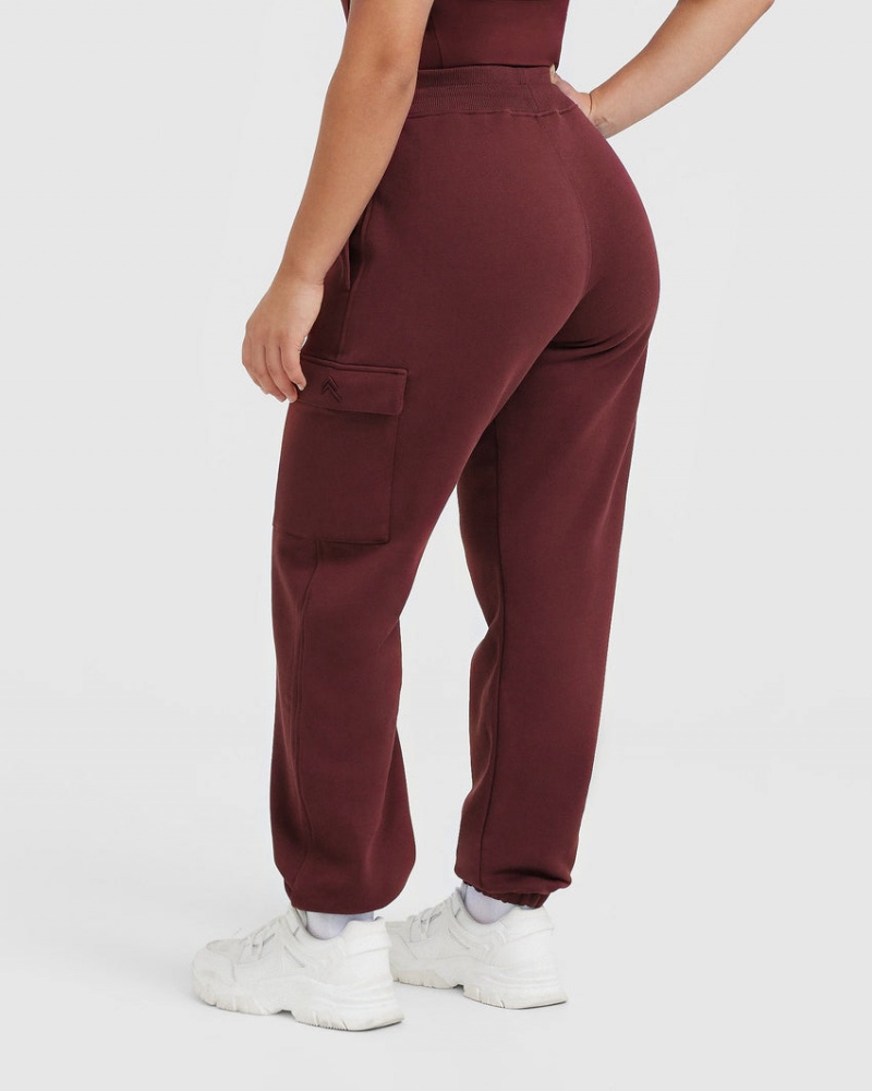 Oner Active All Day Cargo Joggingbukser Bordeaux | 548-SXOPRT