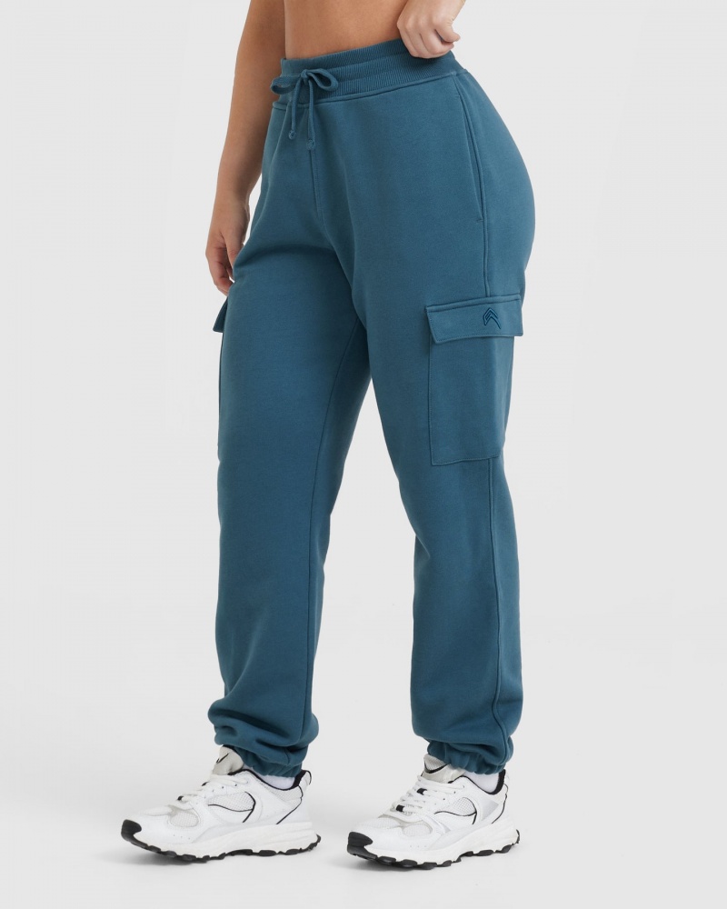 Oner Active All Day Cargo Joggingbukser Blå | 346-UHEFXK