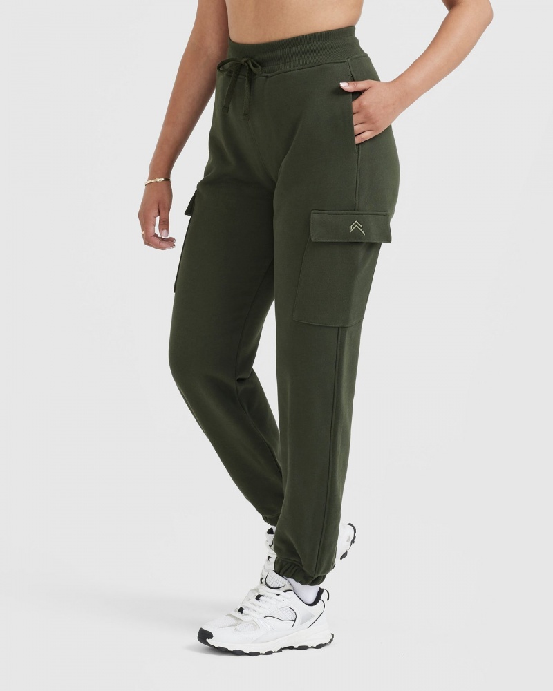 Oner Active All Day Lette Cargo Joggingbukser Khaki | 092-UMRBHG