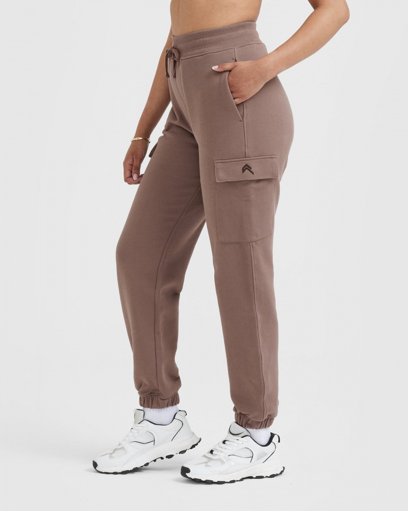 Oner Active All Day Lette Cargo Joggingbukser Brune | 826-XIGFMY