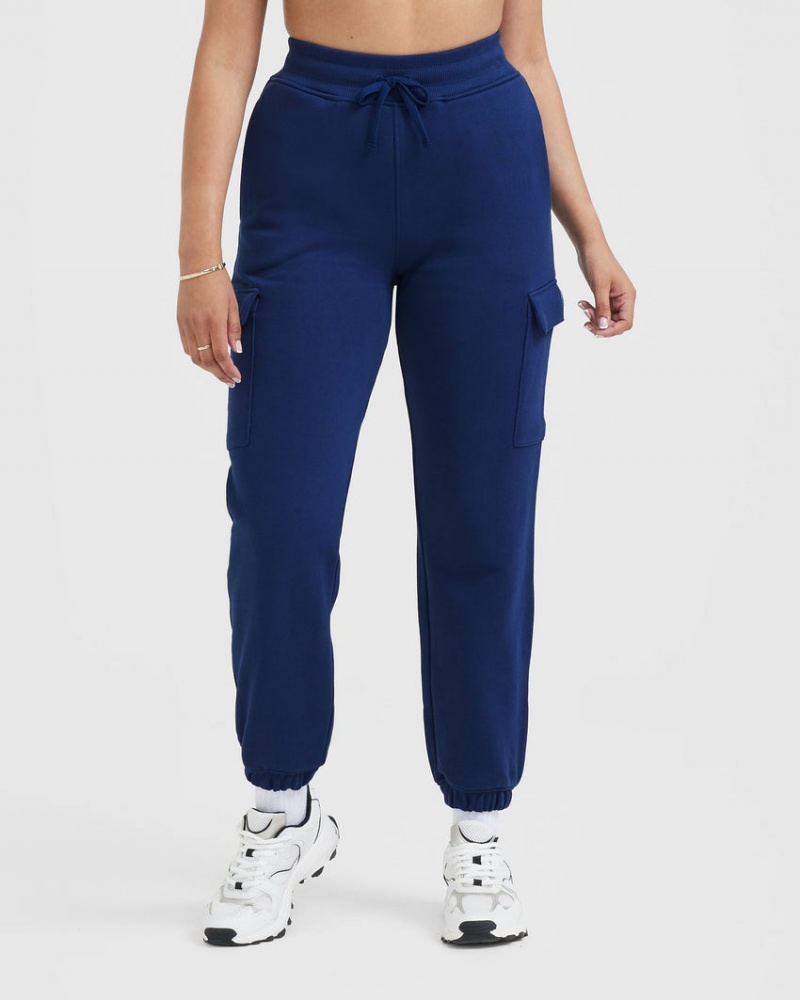 Oner Active All Day Lette Cargo Joggingbukser Blå | 379-EYSUZN