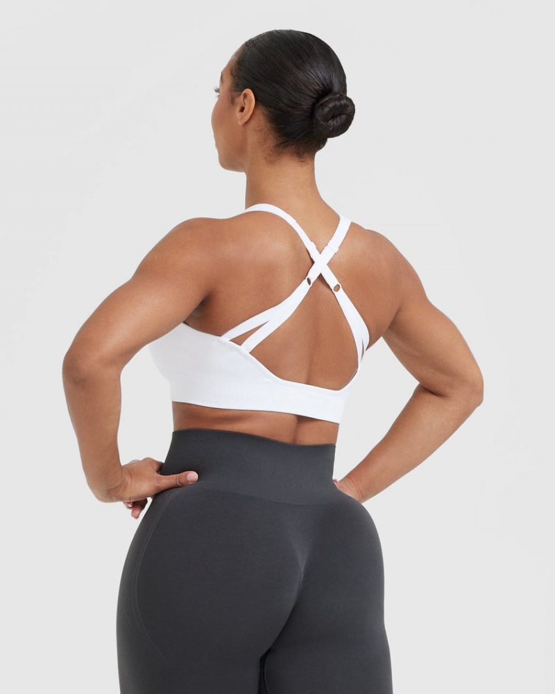 Oner Active Classic Seamless 2.0 Bralette Sports Bras Hvide | 853-FQXBDN