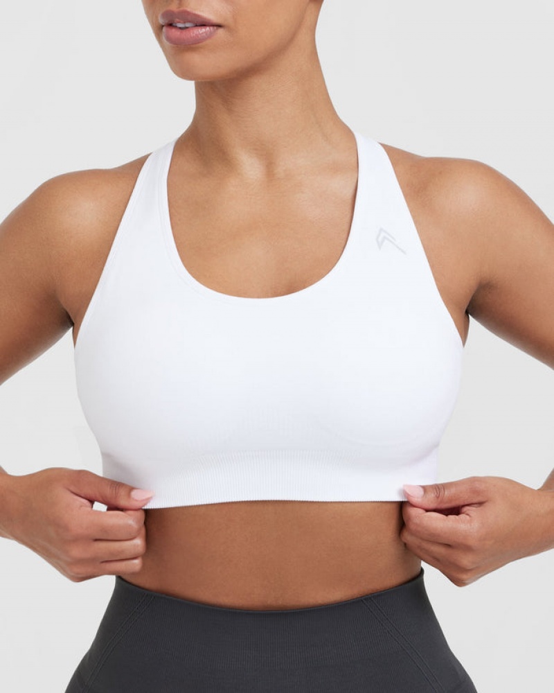 Oner Active Classic Seamless 2.0 Bralette Sports Bras Hvide | 853-FQXBDN