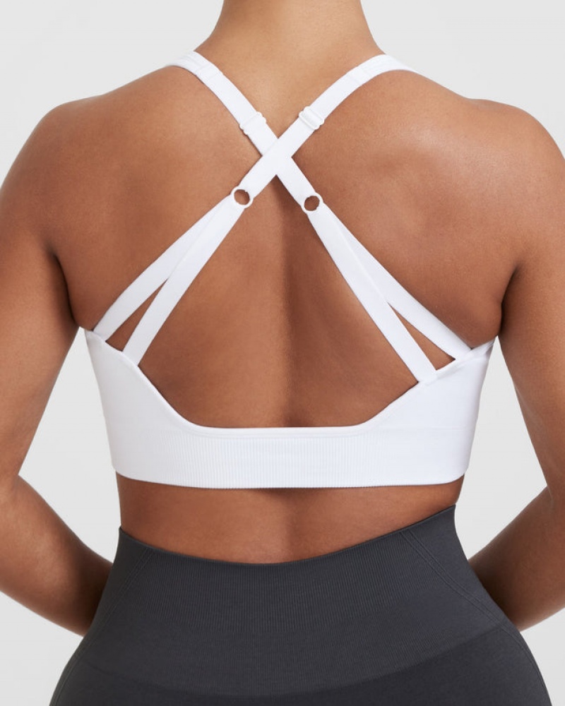 Oner Active Classic Seamless 2.0 Bralette Sports Bras Hvide | 853-FQXBDN