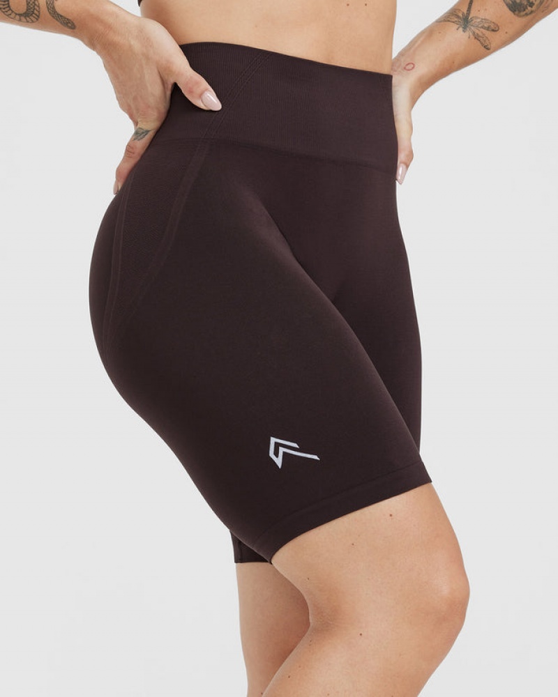 Oner Active Effortless Seamless Cycling Shorts Mørkegrå | 965-VKLWUE