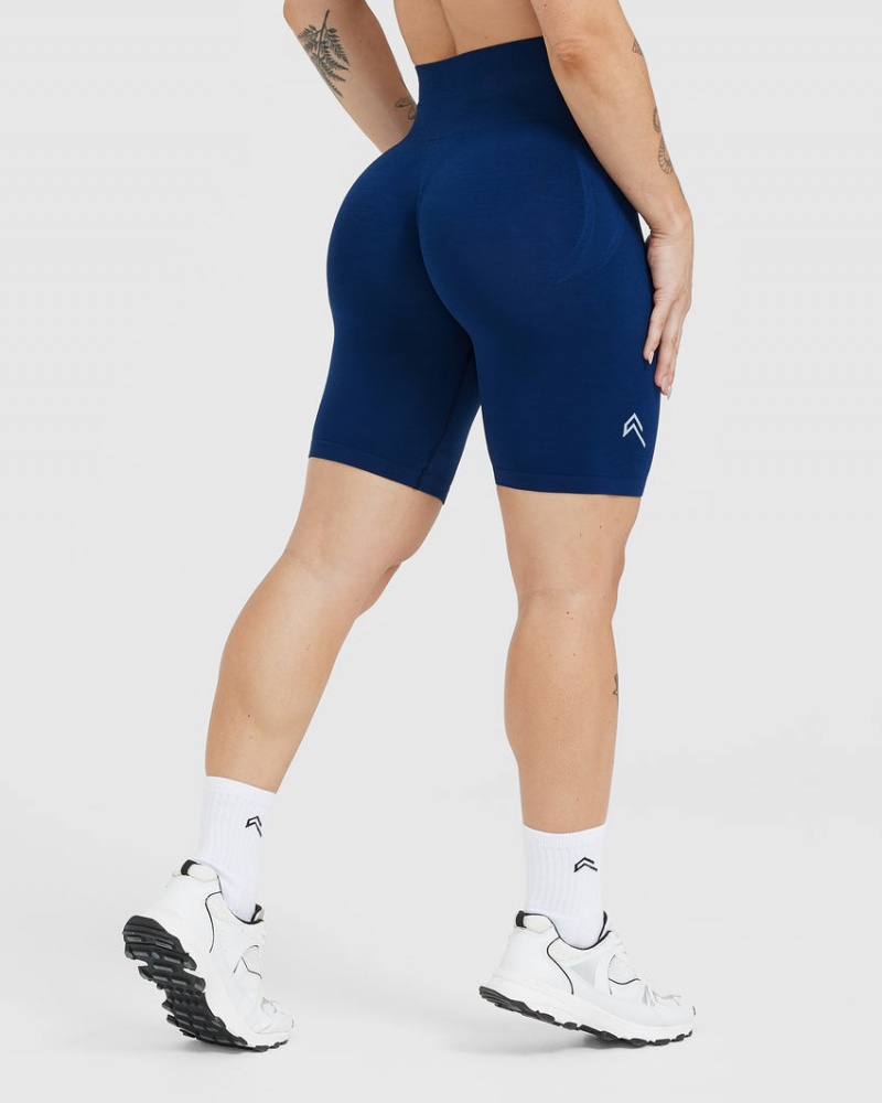 Oner Active Effortless Seamless Cycling Shorts Blå | 607-SFNHGV