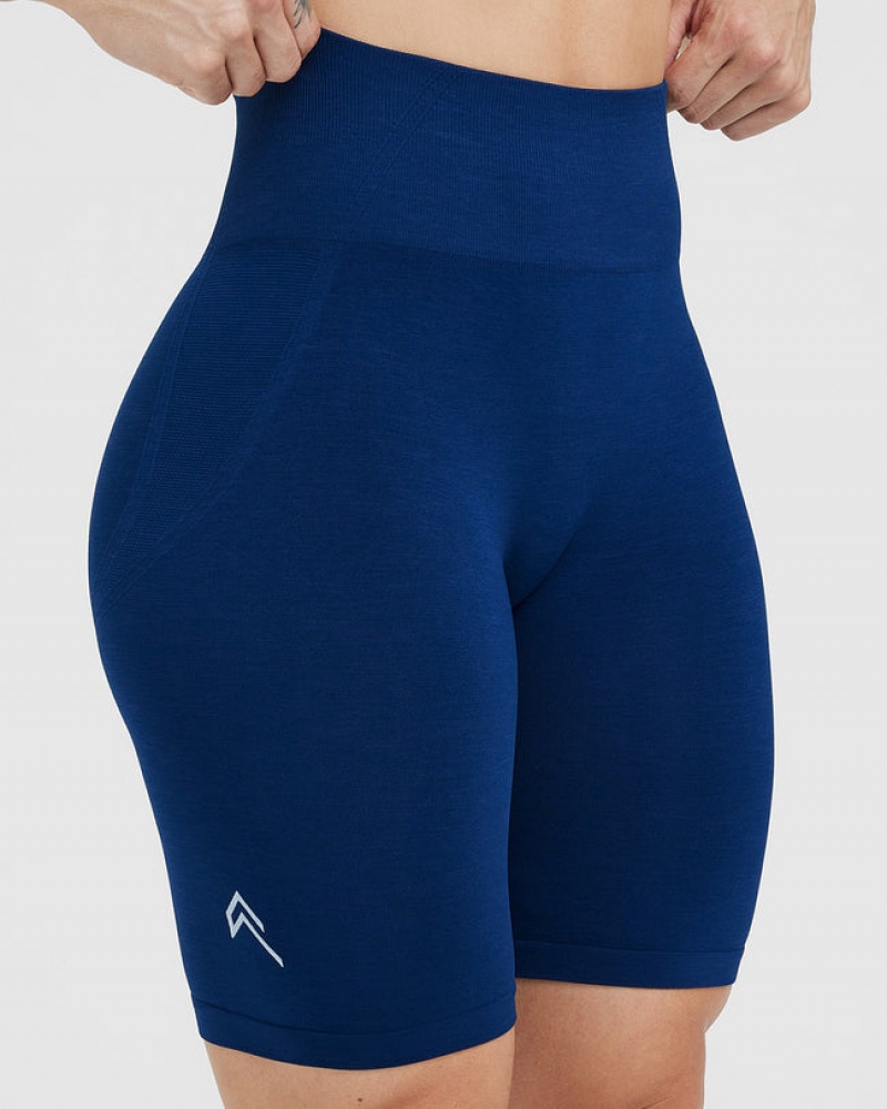 Oner Active Effortless Seamless Cycling Shorts Blå | 607-SFNHGV