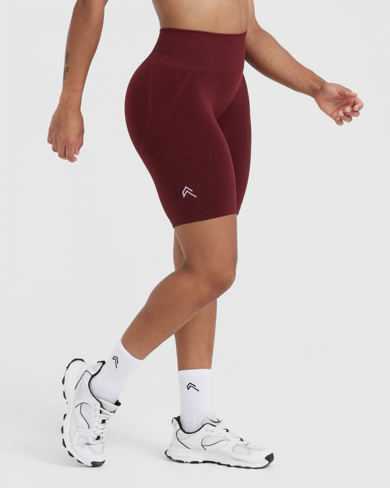 Oner Active Effortless Seamless Cycling Shorts Bordeaux | 513-RYHWMV