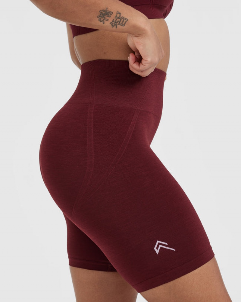 Oner Active Effortless Seamless Cycling Shorts Bordeaux | 513-RYHWMV