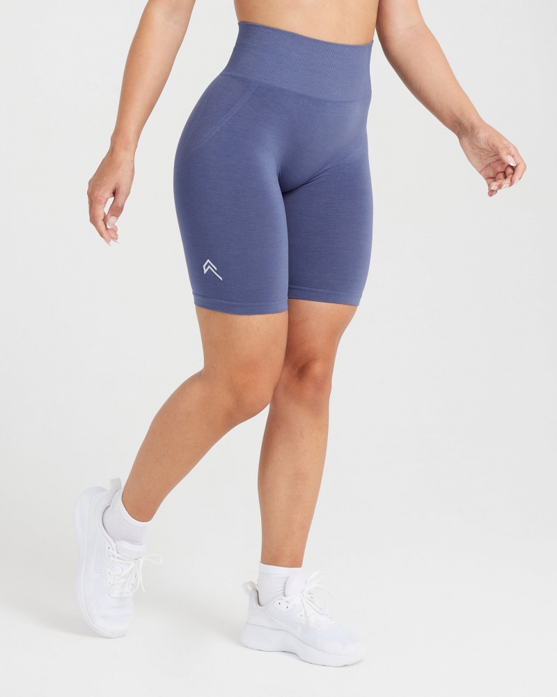 Oner Active Effortless Seamless Cycling Shorts Blå | 345-NKIUMS