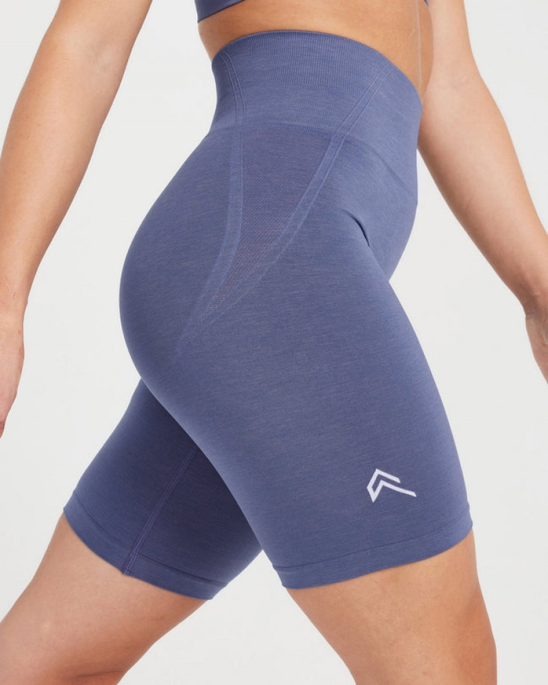 Oner Active Effortless Seamless Cycling Shorts Blå | 345-NKIUMS